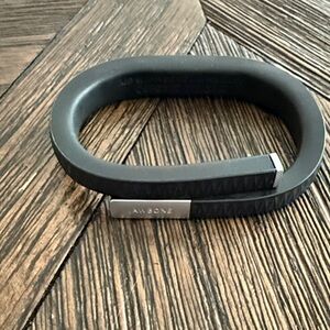 Jawbone UP Black Activity & Sleep Tracker Wristband Size L Gently Used